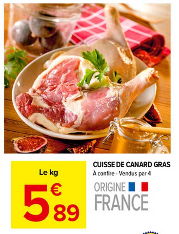 CUISSE DE CANARD GRAS