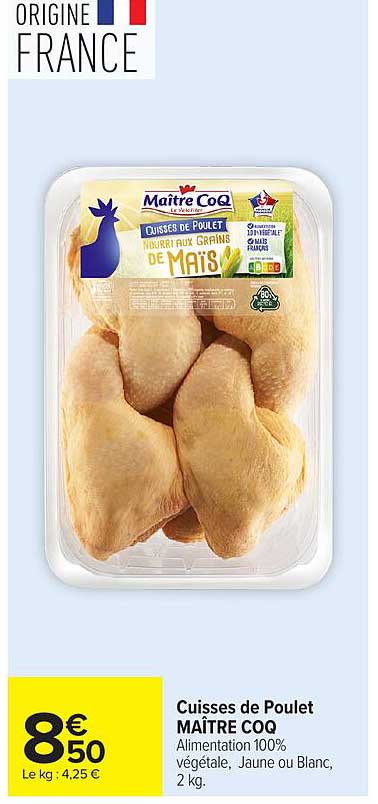 Cuisses de Poulet MAÎTRE COQ