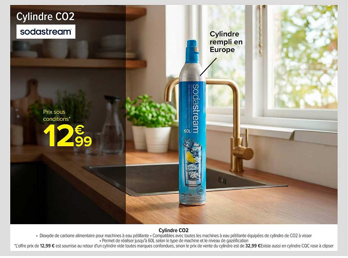 Cylindre CO2 sodastream