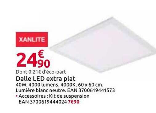 Dalle LED extra plat