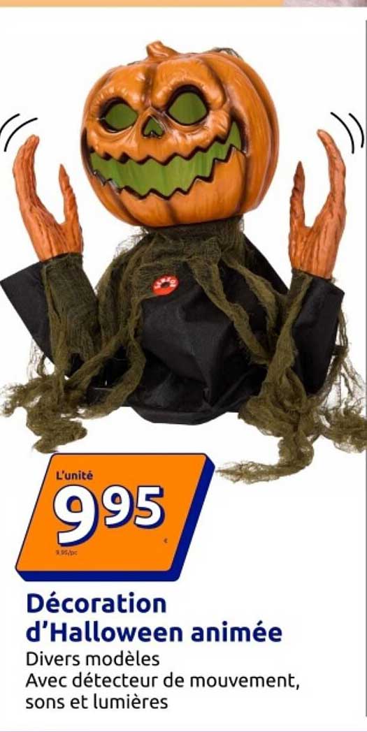 Décoration d'Halloween animée