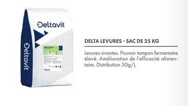 DELTA LEVURES - SAC DE 25 KG