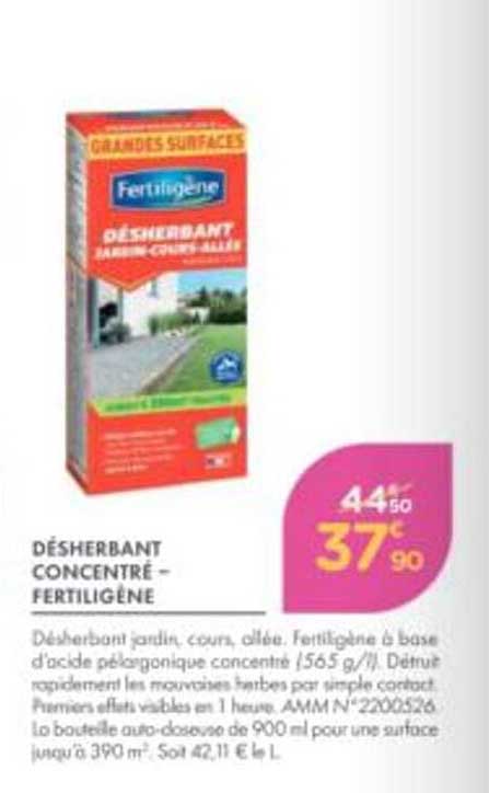 DÉSHERBANT CONCENTRÉ – FERTILIGÈNE