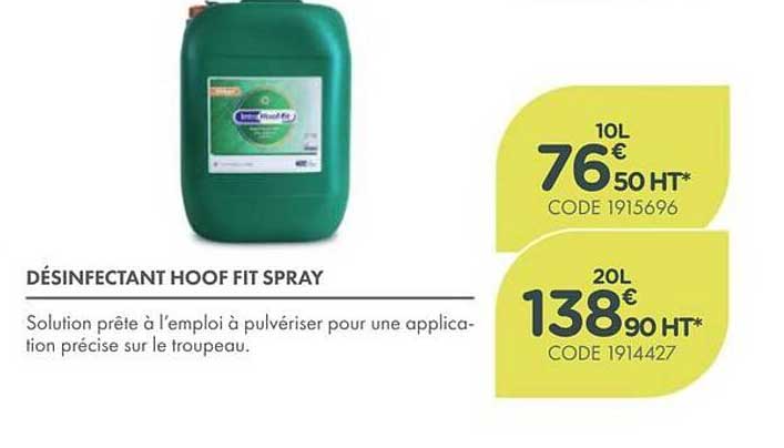DÉSINFECTANT HOOF FIT SPRAY