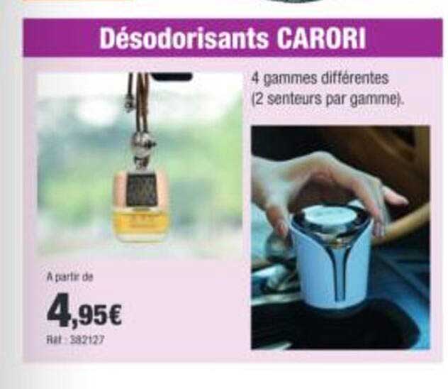 Désodorisants CARORI