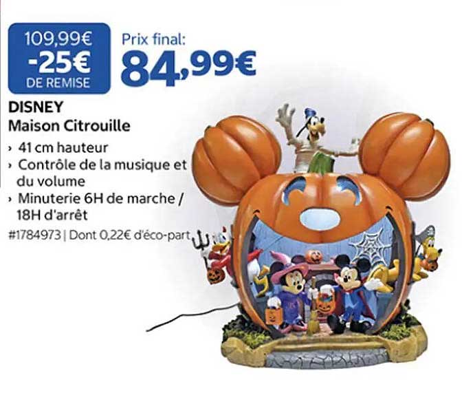DISNEY Maison Citrouille