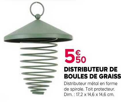 DISTRIBUTEUR DE BOULES DE GRAISS