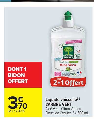 DONT 1 BIDON OFFERT