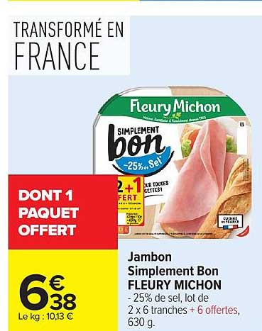DONT 1 PAQUET OFFERT