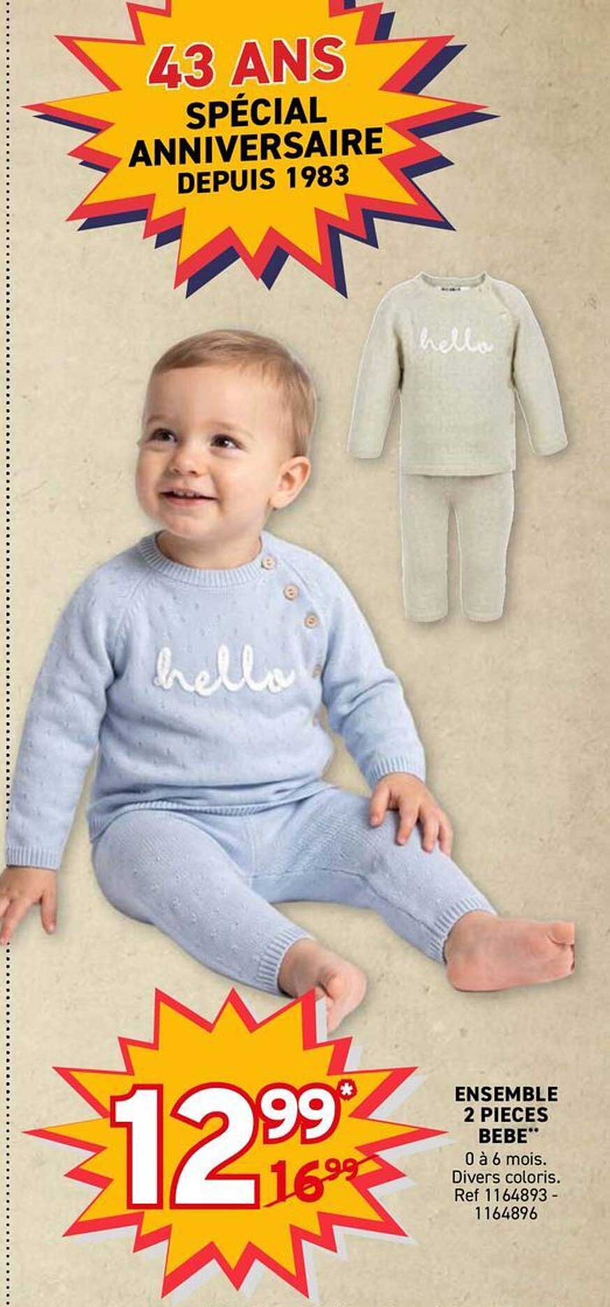 ENSEMBLE 2 PIECES BEBE