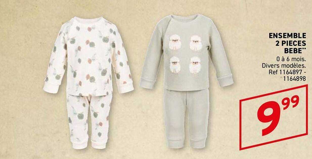 ENSEMBLE 2 PIECES BEBE*