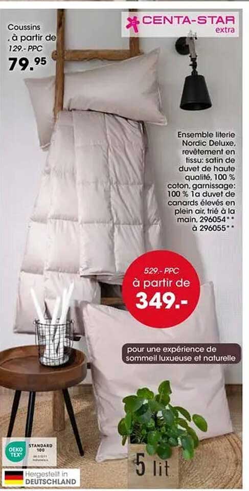 Ensemble literie Nordic Deluxe