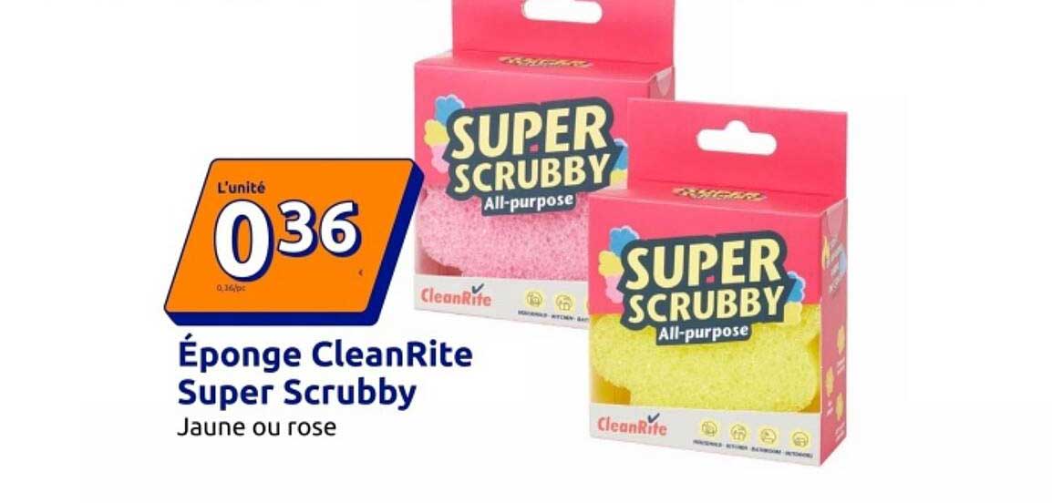Éponge CleanRite Super Scrubby