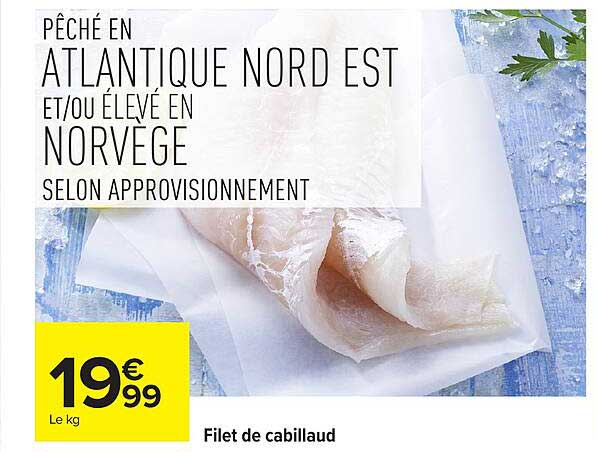 Filet de cabillaud