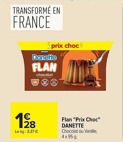 Flan "Prix Choc" DANETTE