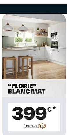 "FLORIE" BLANC MAT