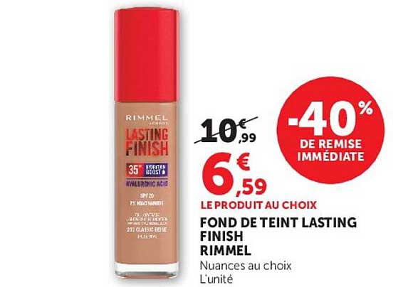 FOND DE TEINT LASTING FINISH RIMMEL