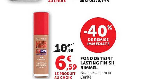 FOND DE TEINT LASTING FINISH RIMMEL