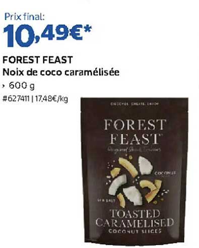 FOREST FEAST Noix de coco caramélisée