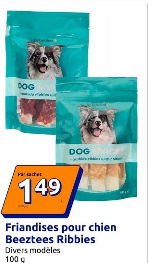 Friandises pour chien Beeztees Ribbies