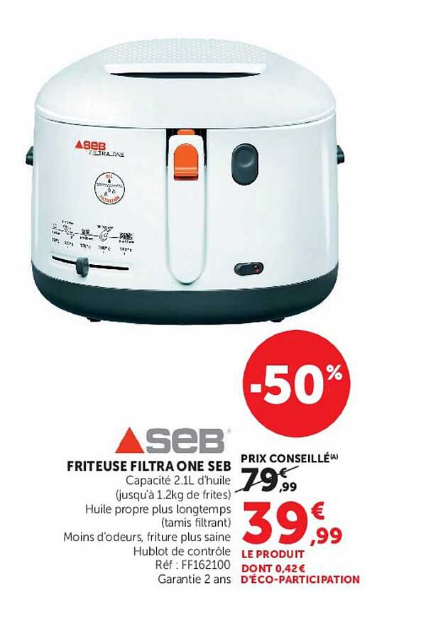 FRITEUSE FILTRA ONE SEB