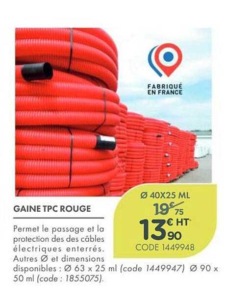 GAINE TPC ROUGE