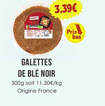 GALETTES DE BLÉ NOIR