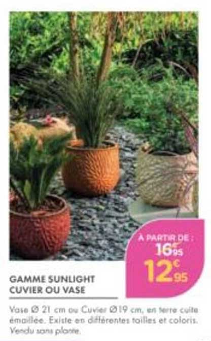 GAMME SUNLIGHT CUVIER OU VASE