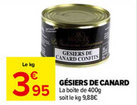 GÉSIERS DE CANARD