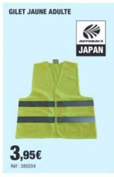 GILET JAUNE ADULTE