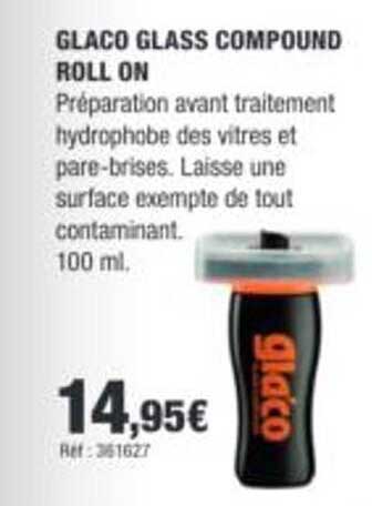 GLACO GLASS COMPOUND ROLL ON