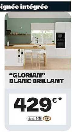 “GLORIAN” BLANC BRILLANT