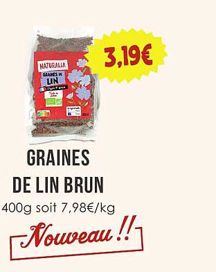 GRAINES DE LIN BRUN