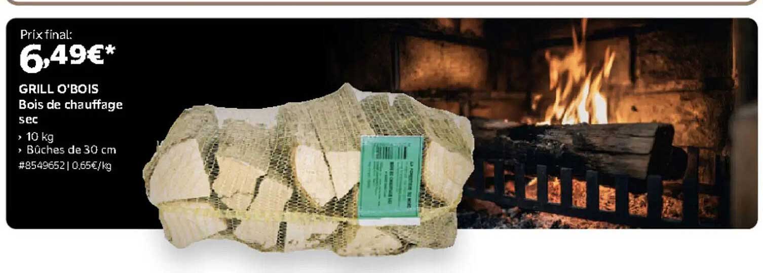 GRILL O'BOIS Bois de chauffage sec