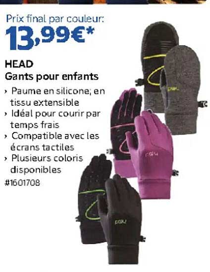 HEAD Gants pour enfants