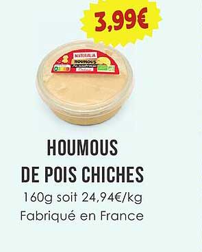 HOUMOUS DE POIS CHICHES