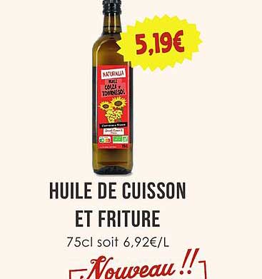 HUILE DE CUISSON ET FRITURE