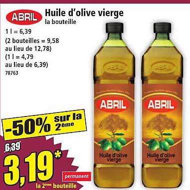 Huile d'olive vierge