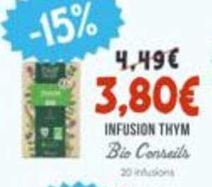 INFUSION THYM Bio Conseils 20 infusions