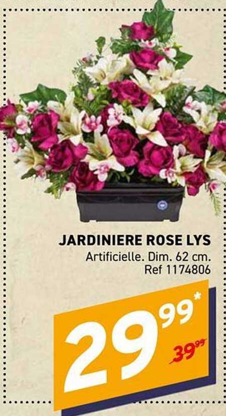 JARDINIERE ROSE LYS