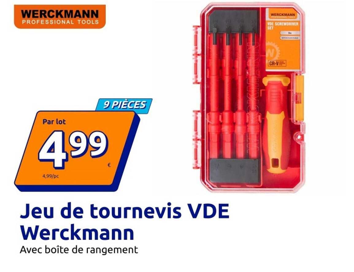 Jeu de tournevis VDE Werckmann