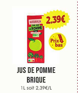 JUS DE POMME BRIQUE