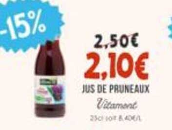 JUS DE PRUNEAUX