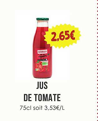 JUS DE TOMATE