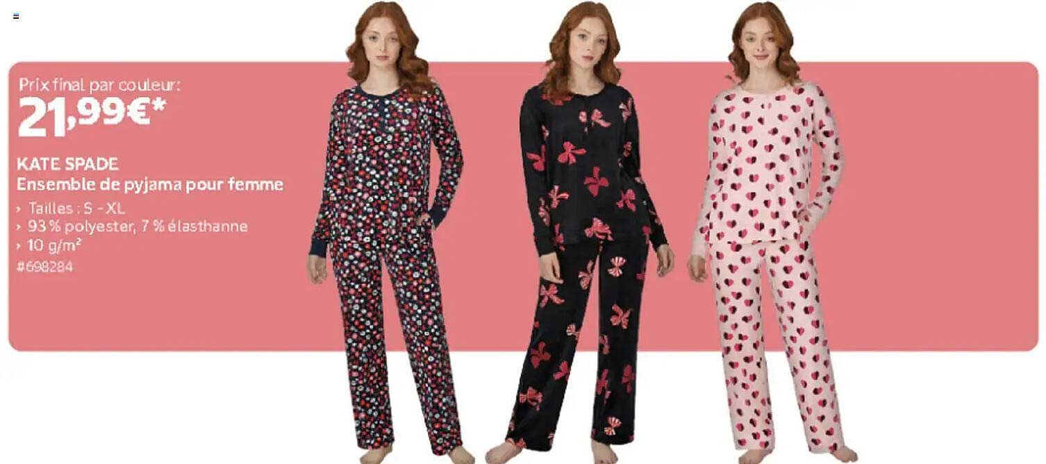 KATE SPADE Ensemble de pyjama pour femme