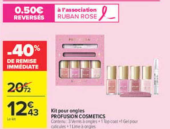 Kit pour ongles PROFUSION COSMETICS