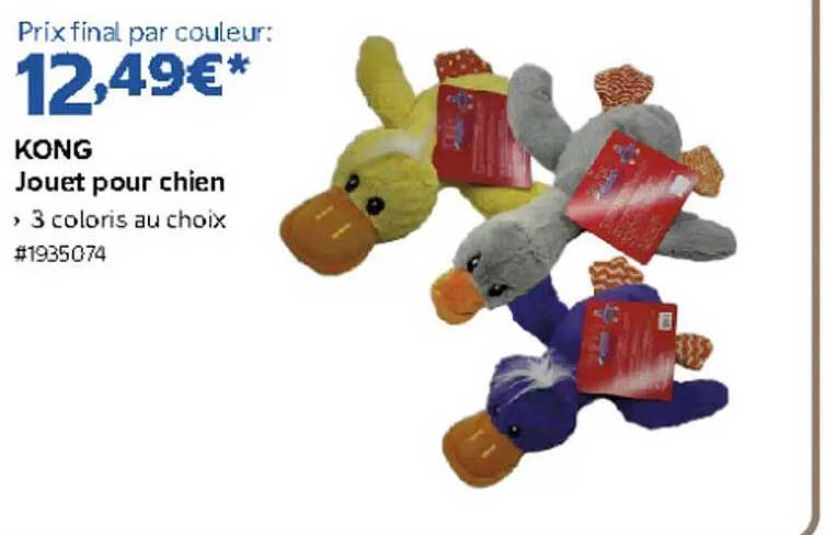 KONG Jouet pour chien, 3 coloris au choix
