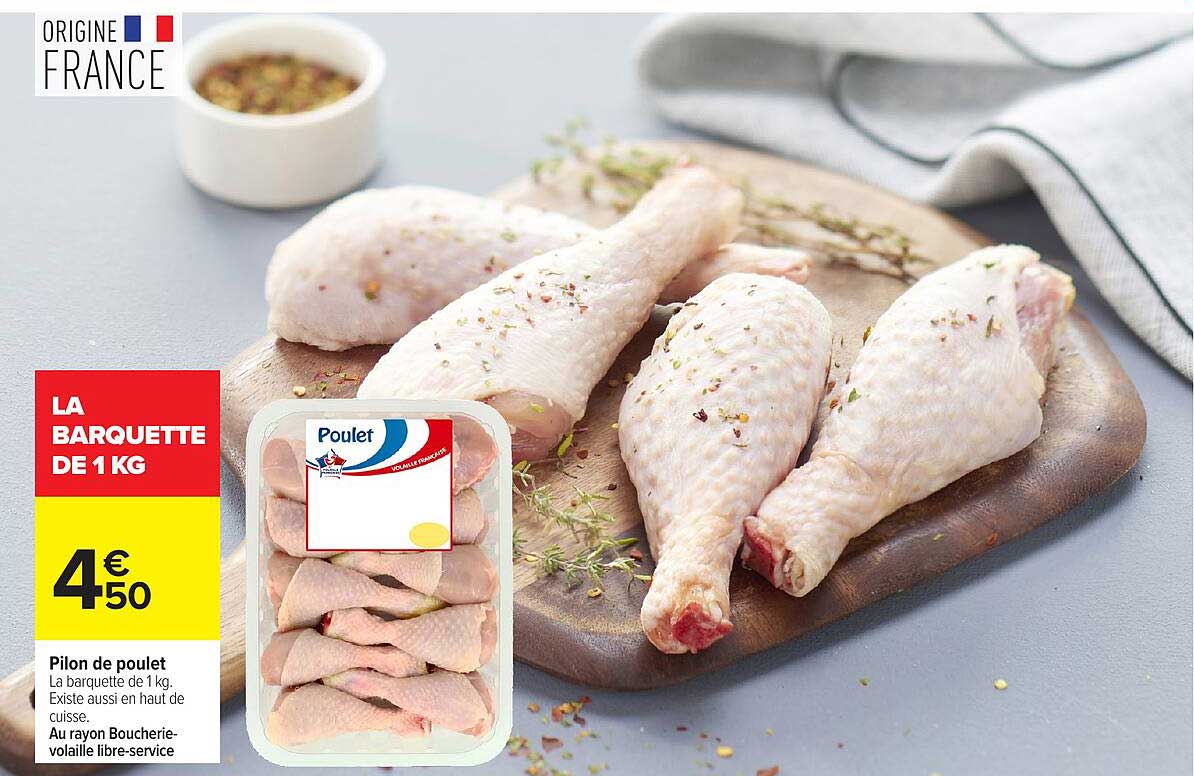 LA BARQUETTE DE 1 KG