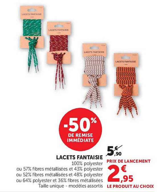 LACETS FANTAISIE