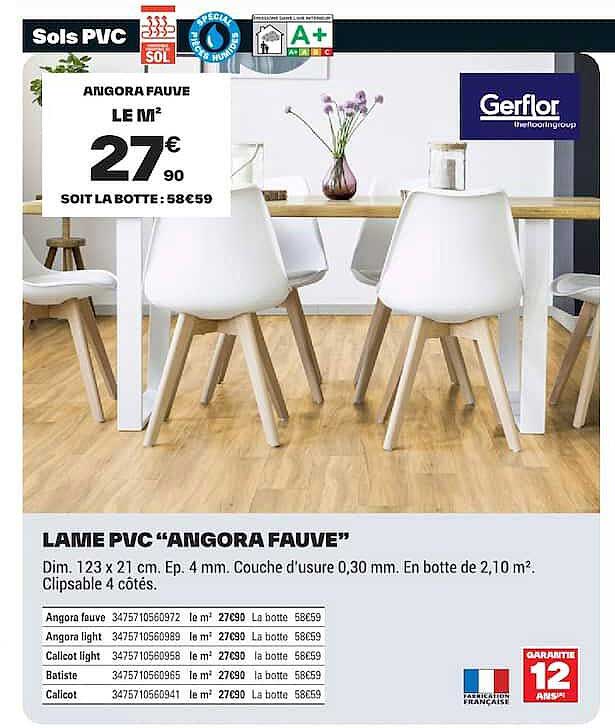 LAME PVC “ANGORA FAUVE”